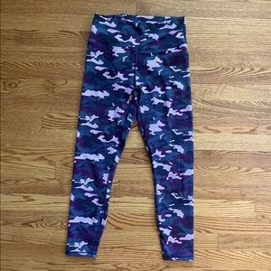 Fabletics Define Leggings in lilac/purple camo